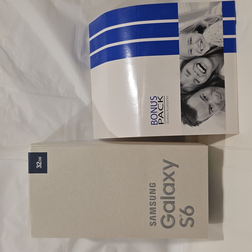 Galaxy S6 Empty Box With All The Pamplets